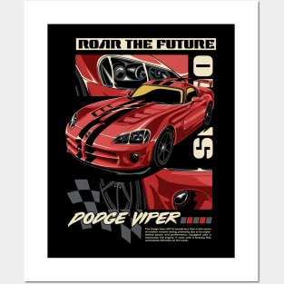 Dodge Viper Roar The Future Posters and Art